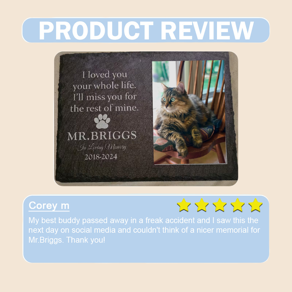 Personalized Pet Memorial Stone