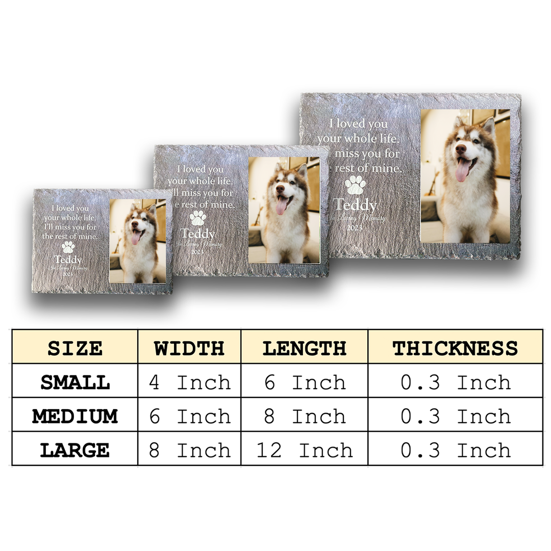 Personalized Pet Memorial Stone