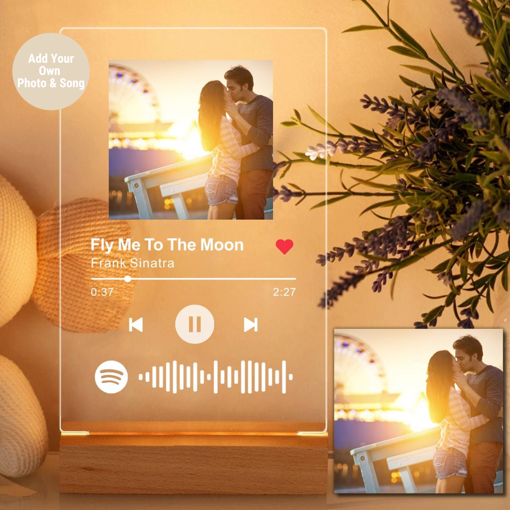 Custom Photo Music Plaque Night Light  *Best Seller*