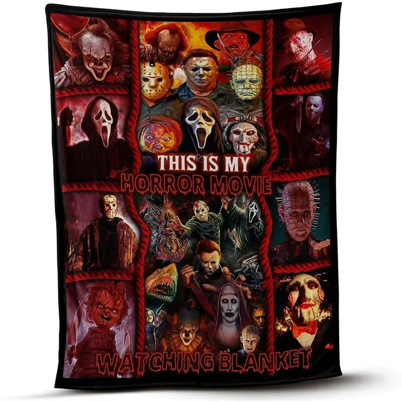 This is My Horror Movie Watching Blanket, This is My Horror Movie Blanket, Halloween Blanket,