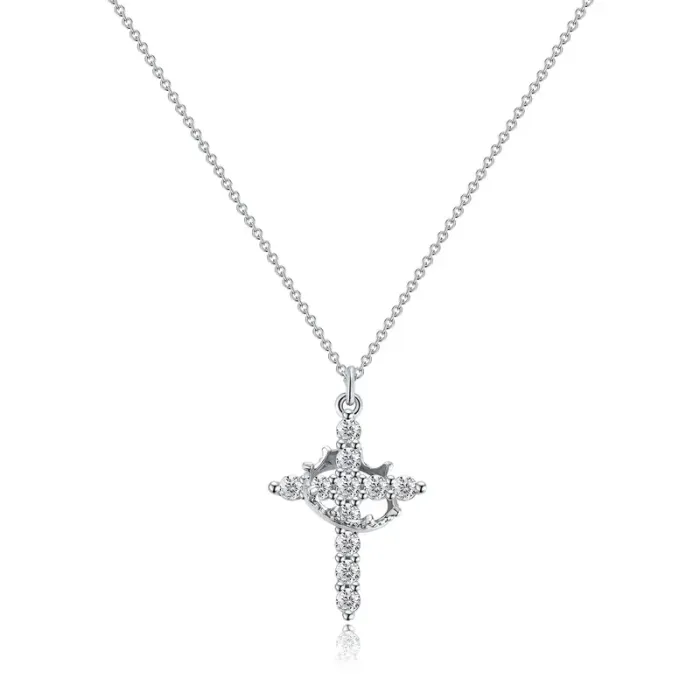 ❤️Rotatable Crown Cross Pendant Necklace❤️