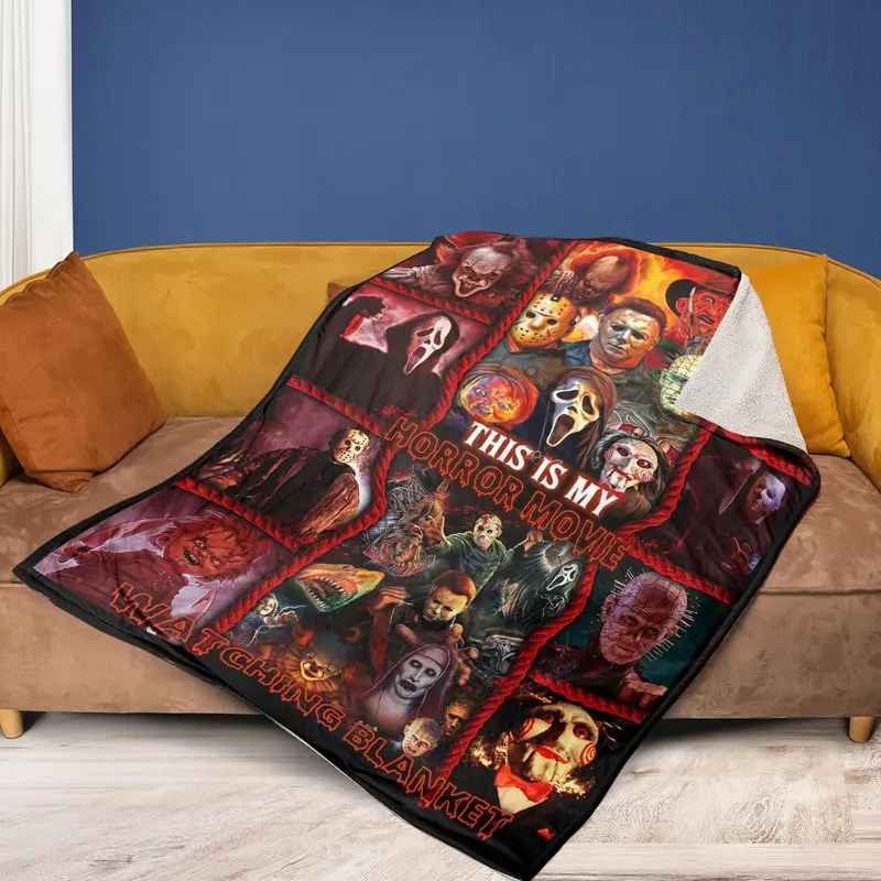 This is My Horror Movie Watching Blanket, This is My Horror Movie Blanket, Halloween Blanket,
