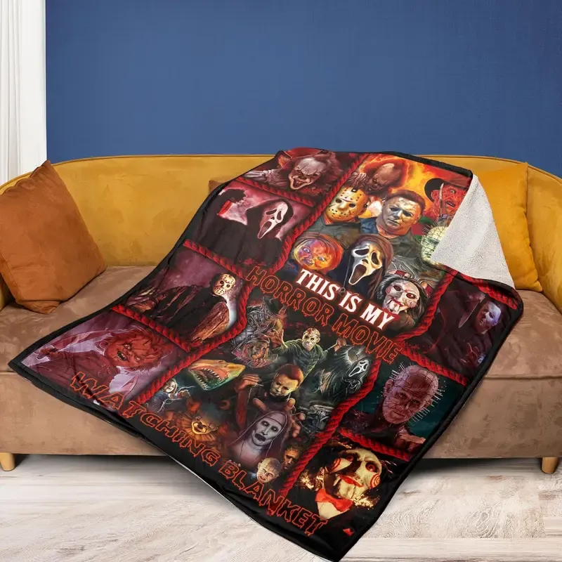 This is My Horror Movie Watching Blanket, This is My Horror Movie Blanket, Halloween Blanket,