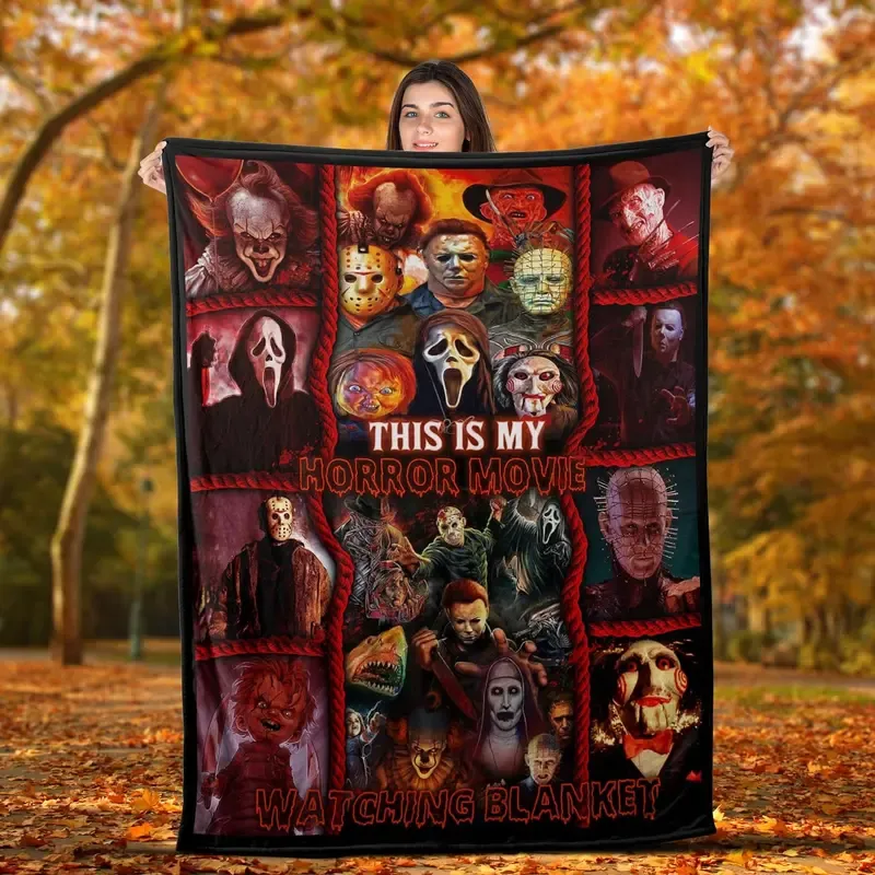 This is My Horror Movie Watching Blanket, This is My Horror Movie Blanket, Halloween Blanket,
