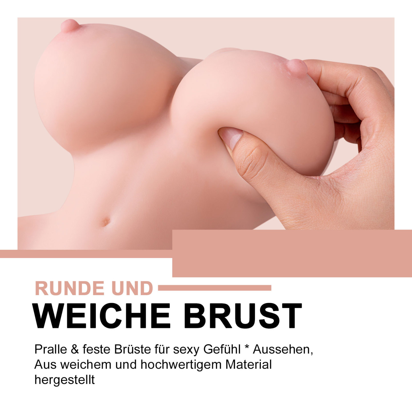 Xingse 37cm Hyperrealistische große Brüste TPE Puppe SQ-MA20074