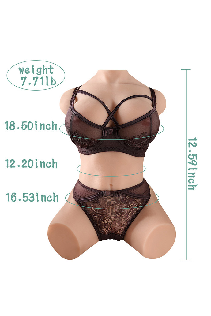 Xingse Große Brüste 3.5kgcm Realistisches TPE Sexspielzeug - Lebensecht und Hochwertig - SQ-MA20044