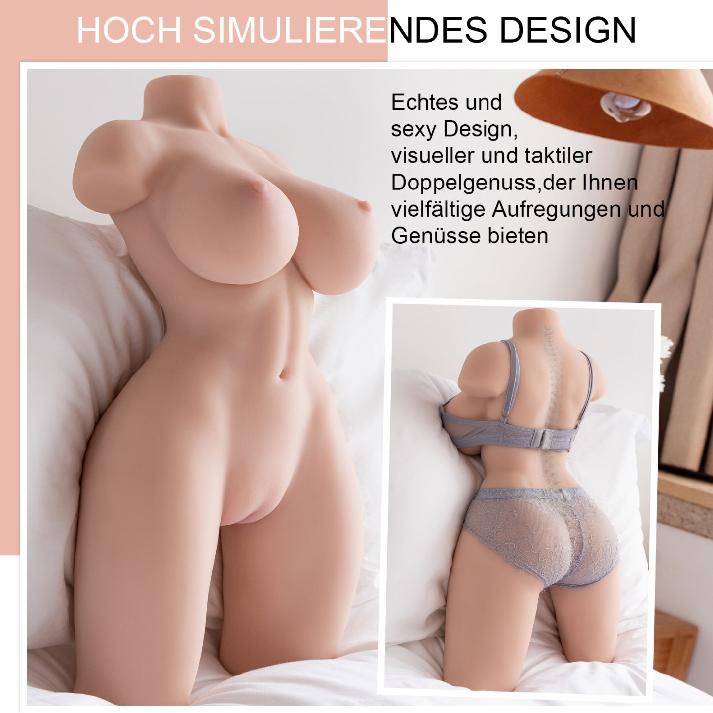 Xingse 53cm große Brust Hyperrealistische TPE SQ-MA20073