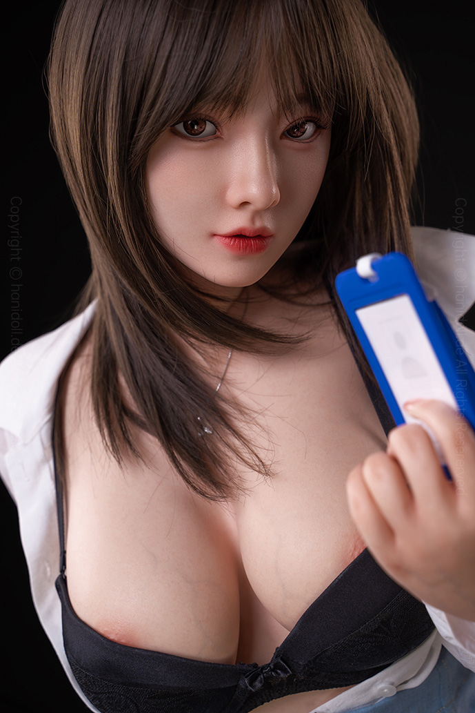Youqdoll 159cm Silikon Große Brüste Realismus Sex Puppe Schwarze Haare H4349