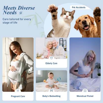 Sasttie 100% Waterproof Mattress Protector, Breathable Noiseless Deep Pocket Mattress Cover product image 1