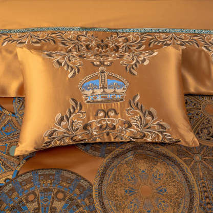 Nailah Duvet Cover Set (Egyptian Cotton & Jacquard)