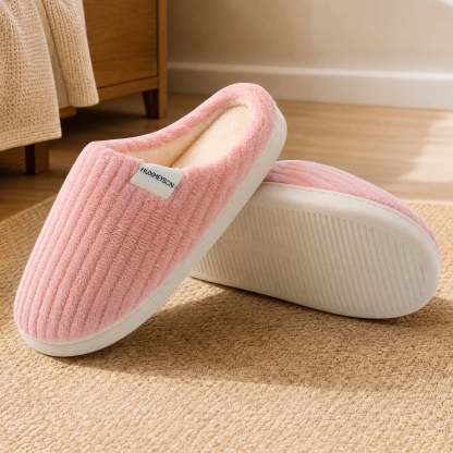 Sasttie Women's Plush Memory Foam House Slippers with Anti-Skid Rubber Sole product image 5