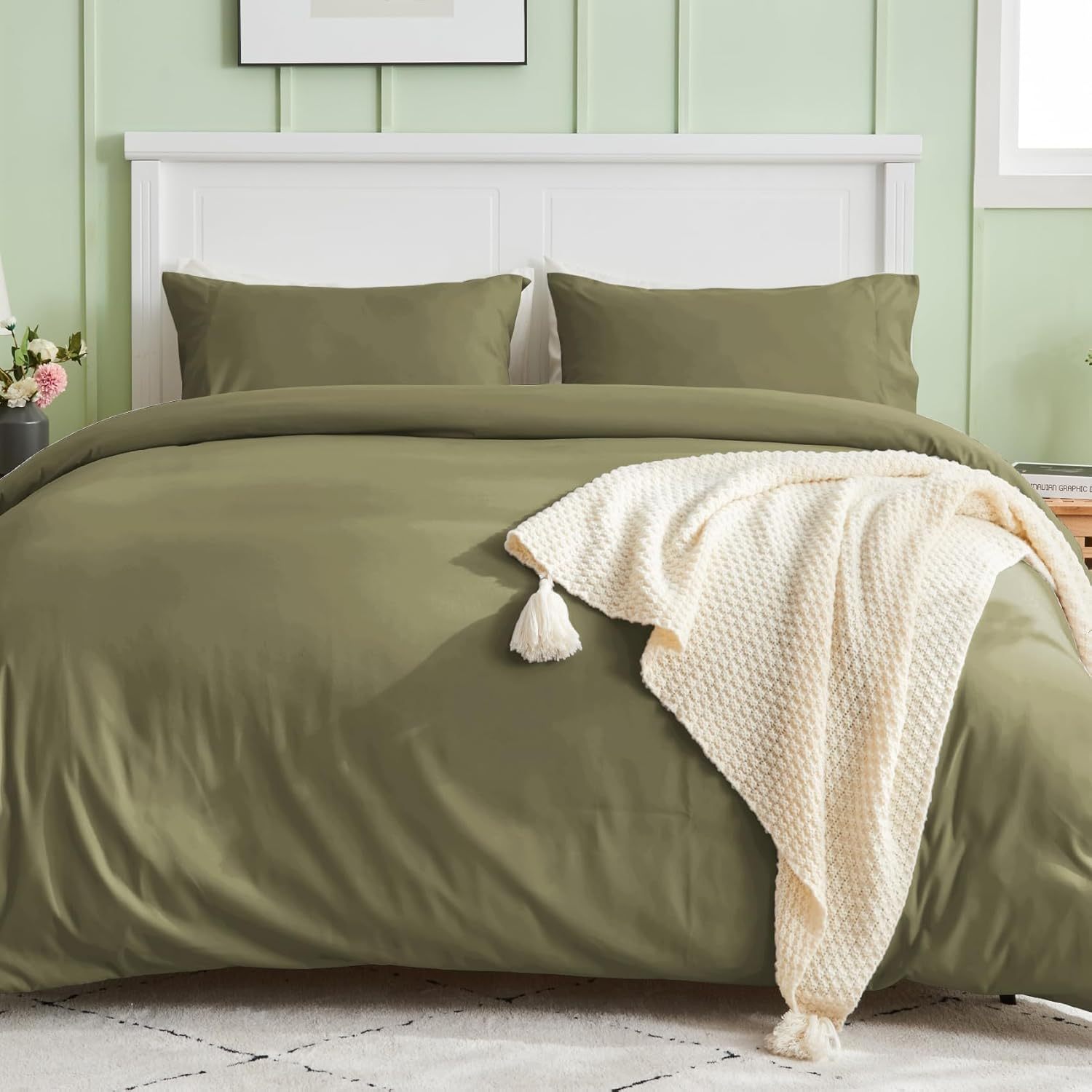 Sasttie Duvet Cover Twin/Twin XL Size, Double Brushed Twin/Twin XL Duv