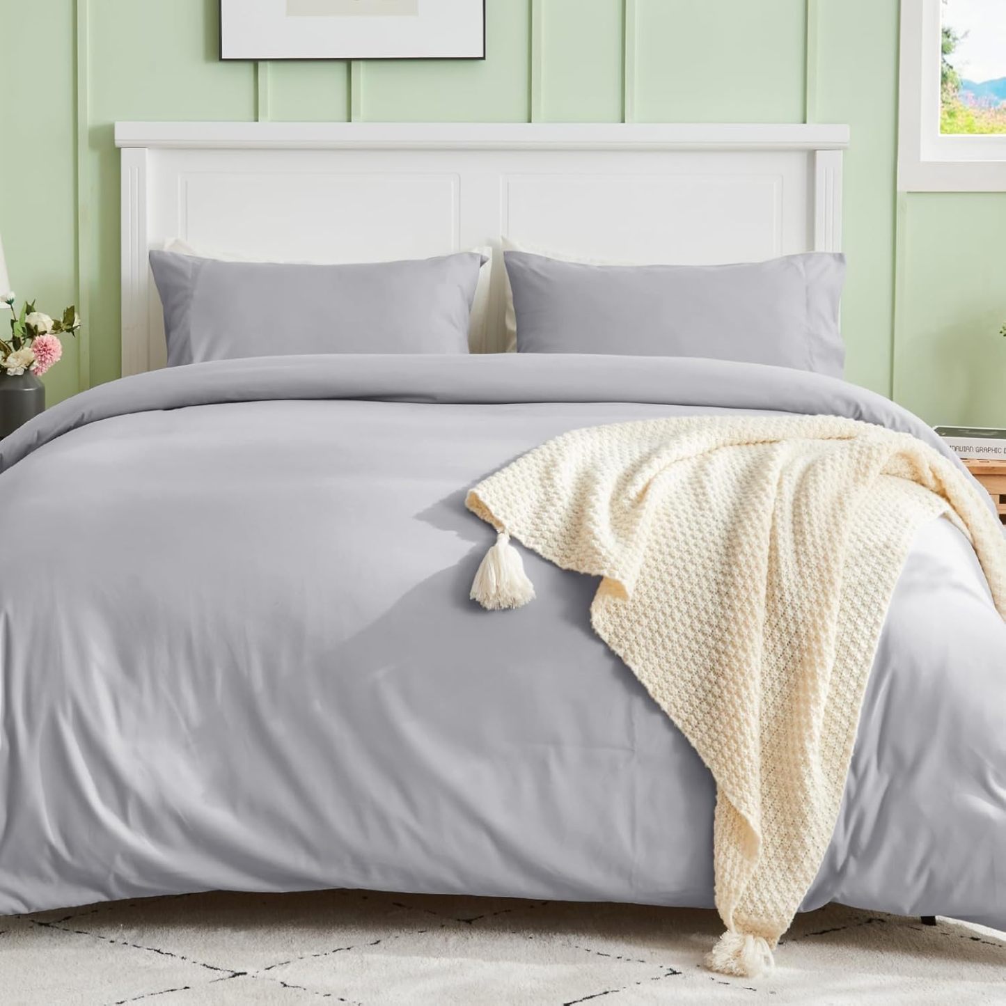 Sasttie Duvet Cover Twin/Twin XL Size, Double Brushed Twin/Twin XL Duv