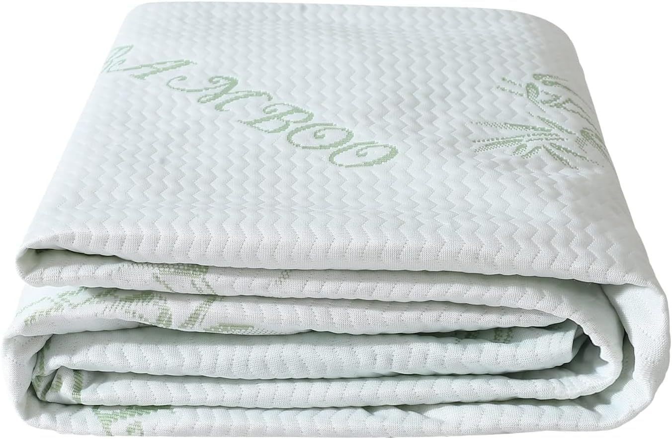 MUXHOMO Twin Mattress Protector Waterproof, Mattress Cover Twin Size Bed, Cooling and Breathable Mattress Pad Cover, Deep Pocket 8"-21"