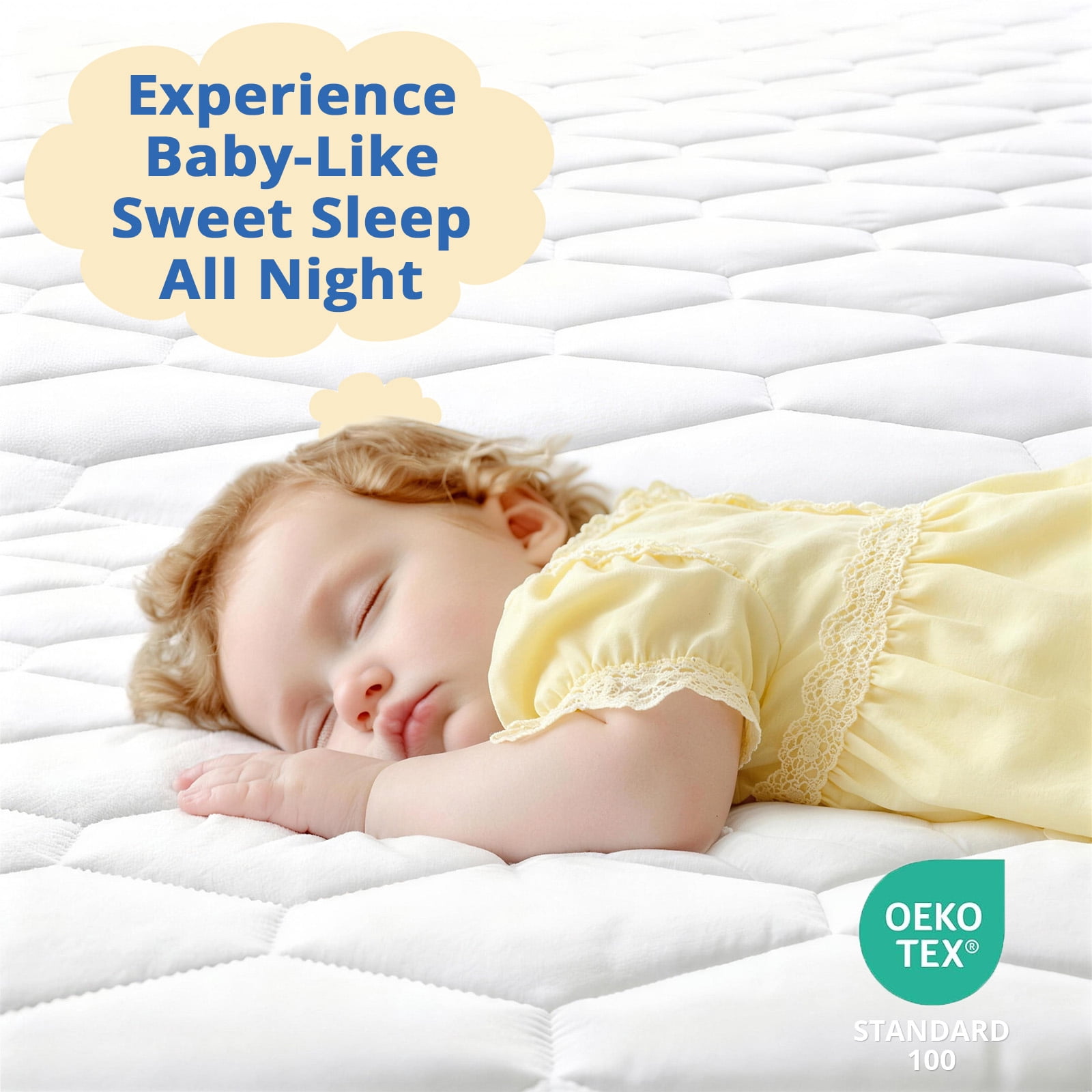 Sasttie Quilted Waterproof Mattress Protector, Deep Pocket Mattress Pad product image 6