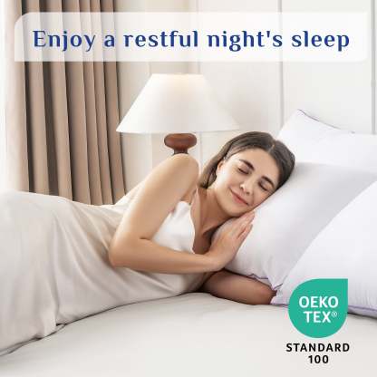 Sasttie Hotel Down Alternative Bed Pillows for Side, Back & Stomach Sleepers product image 8