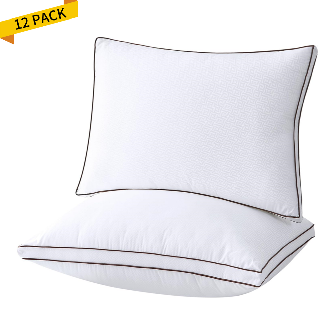 HUXMEYSON Pillows King Size Set of 2 for Sleeping - Cooling Down Alternative Bed Pillow for Back, Stomach or Side Sleepers, Hotel Collection Pillows, 20 x 36 Inches