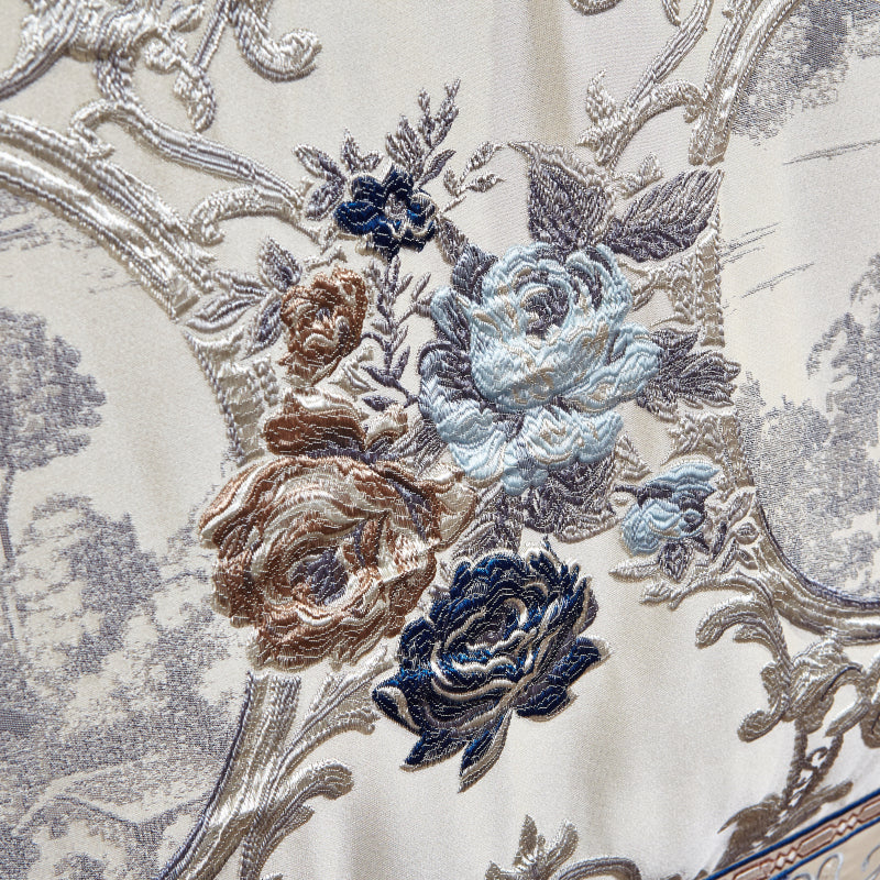 Rosamonde Duvet Cover Set (Embroidered Jacquard Cotton)