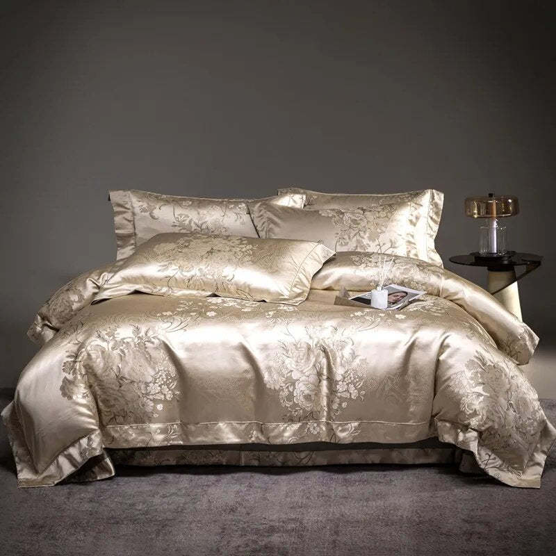 Katerina Brocade Duvet Cover Set (Egyptian Cotton Jacquard)