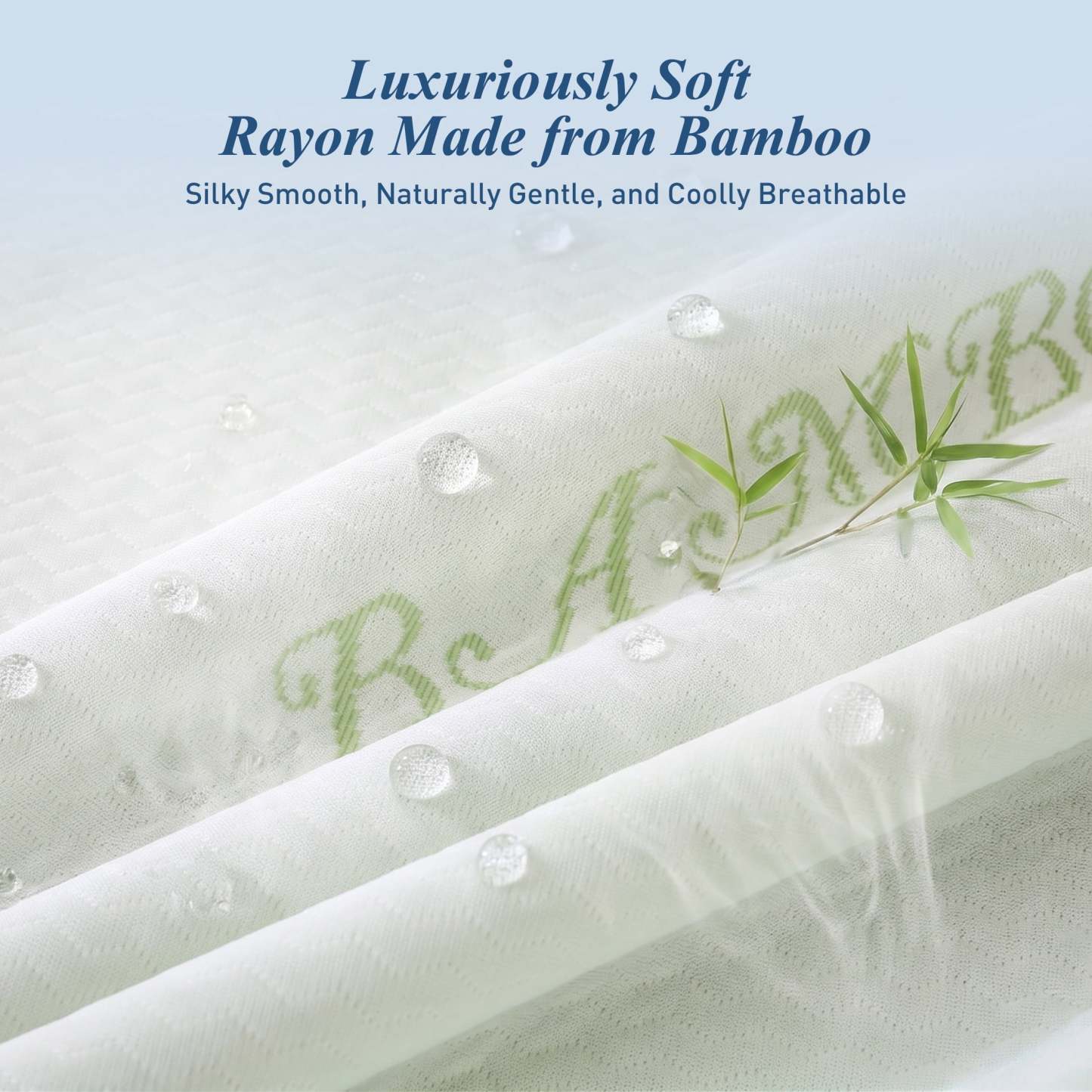 Sasttie 100% Waterproof Mattress Protector, Breathable Noiseless Deep Pocket Mattress Cover product image 6