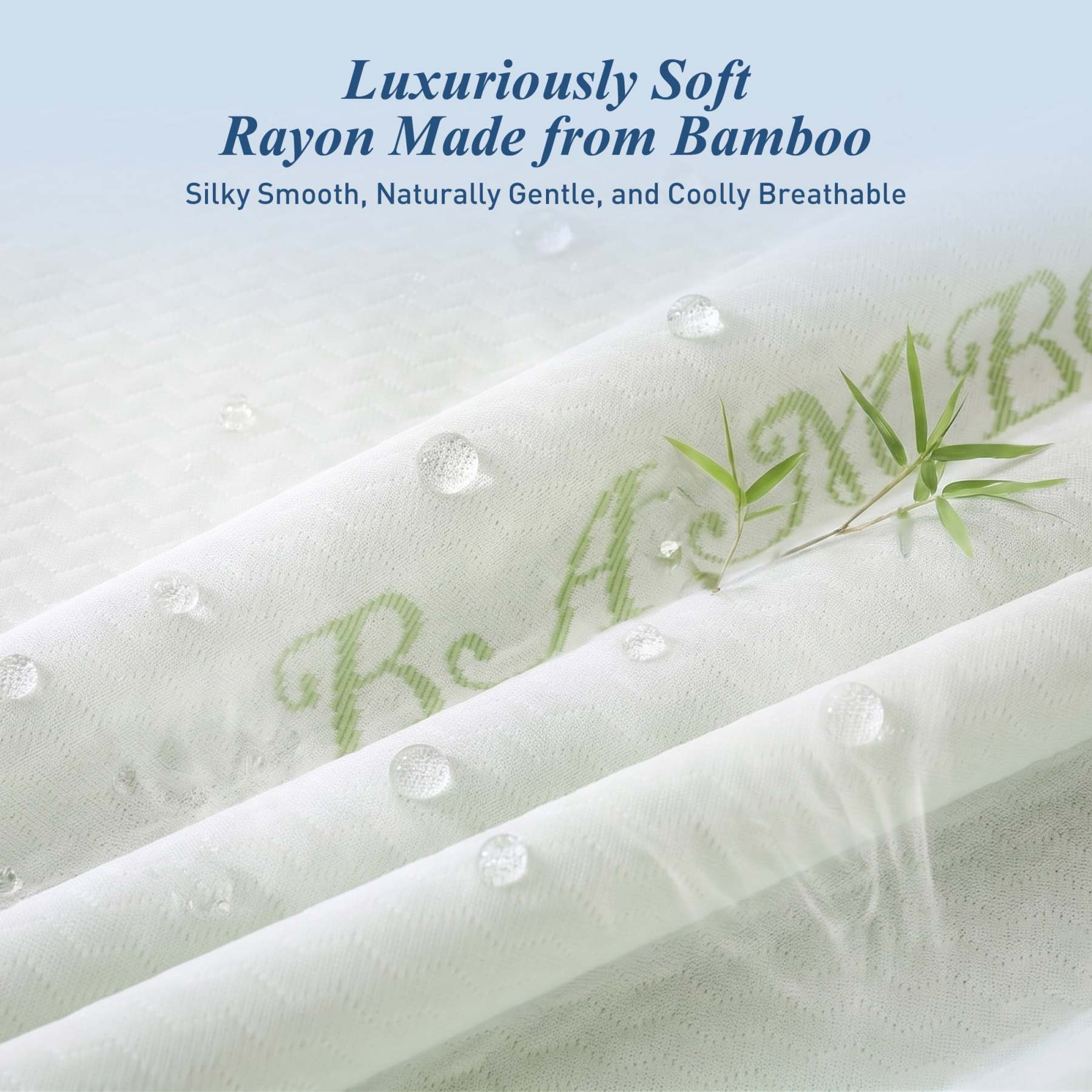 Sasttie 100% Waterproof Mattress Protector, Breathable Noiseless Deep Pocket Mattress Cover product image 6