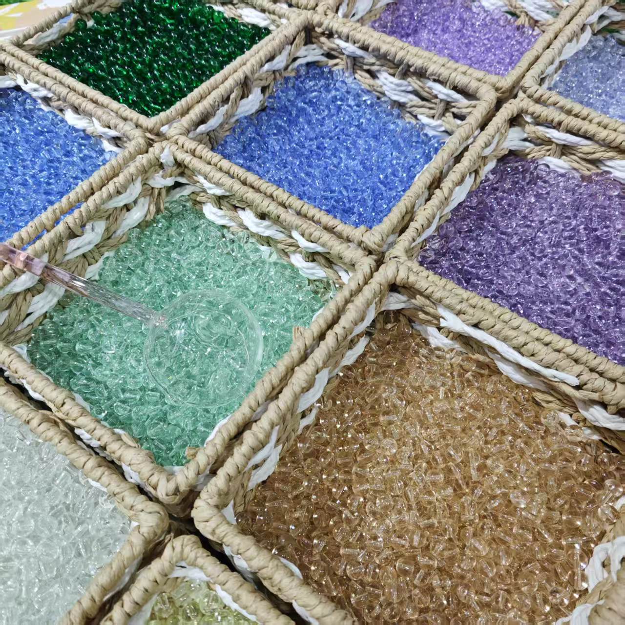 beautiful glass beads