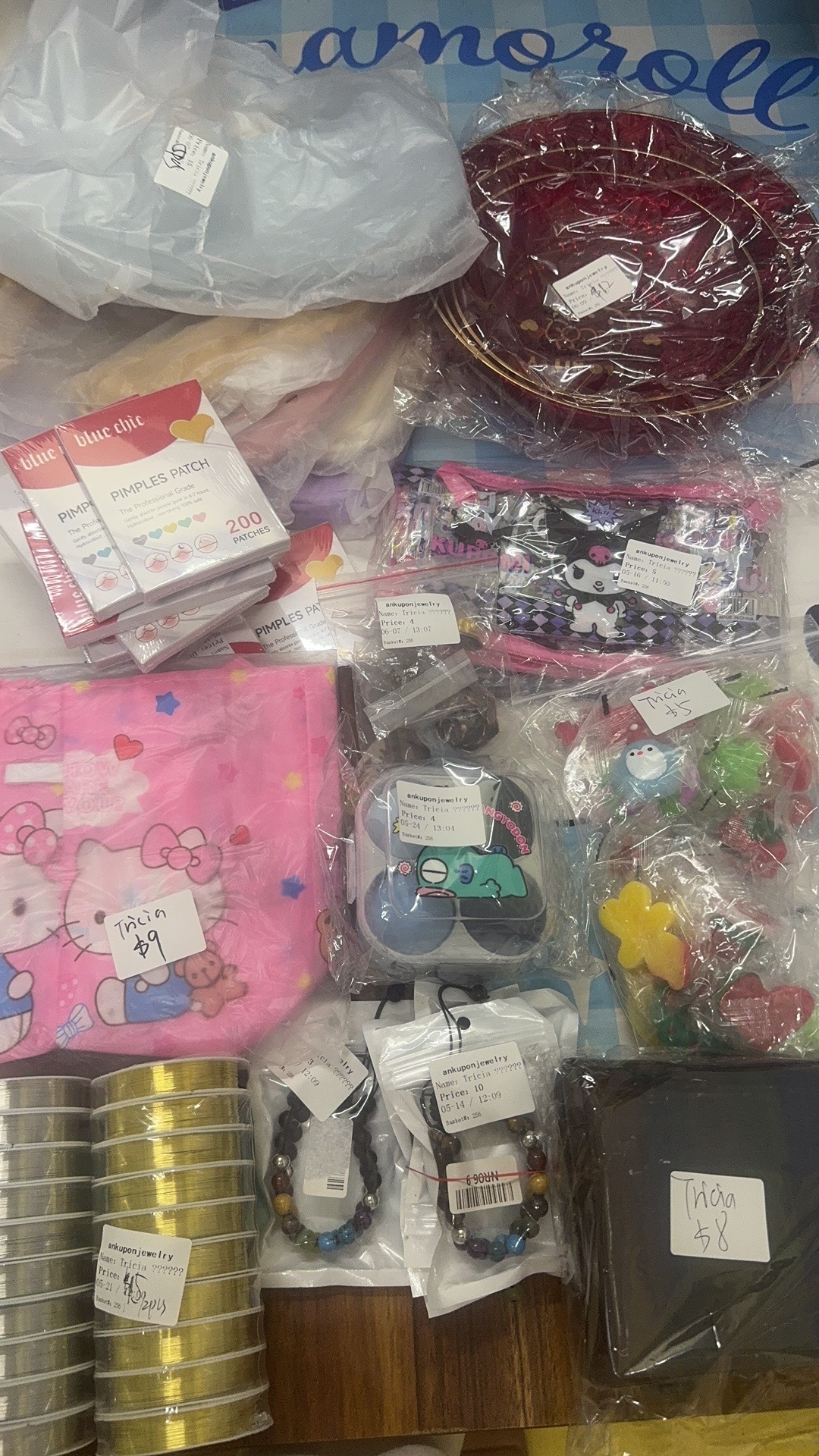 Tricia $246+$15tariff=$261