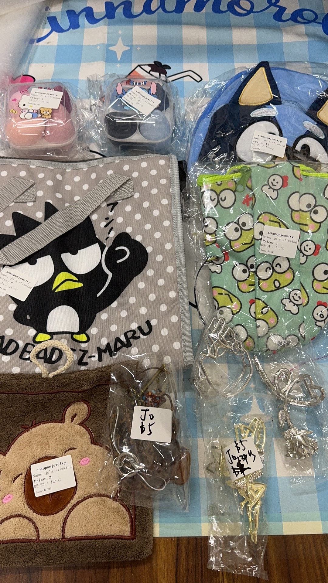 Jo wales $124-$20depoist +$3=$107