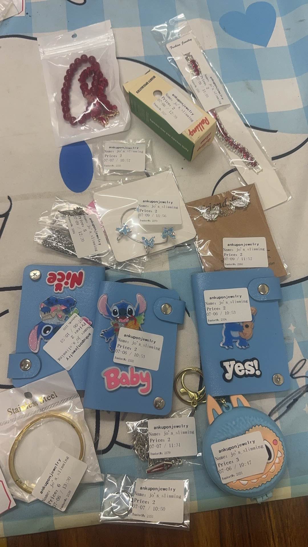 Jo wales $124-$20depoist +$3=$107+111$=218$+71$=289$+54$=343$+252$=595$+$160=$755+$106=$861+$103=$905+$129=$1034+$74=$1108