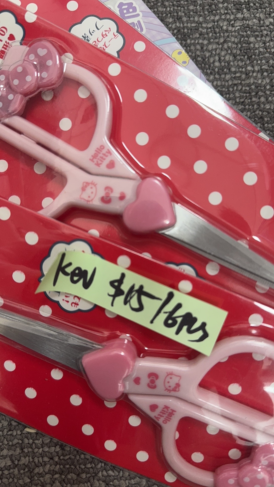 Kev $457-$20deposit=$437