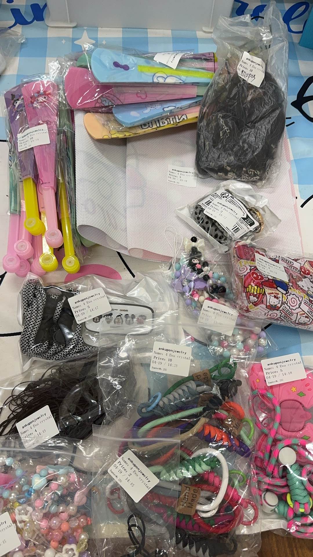 4 Eva crystal   104$-20$paid=84$