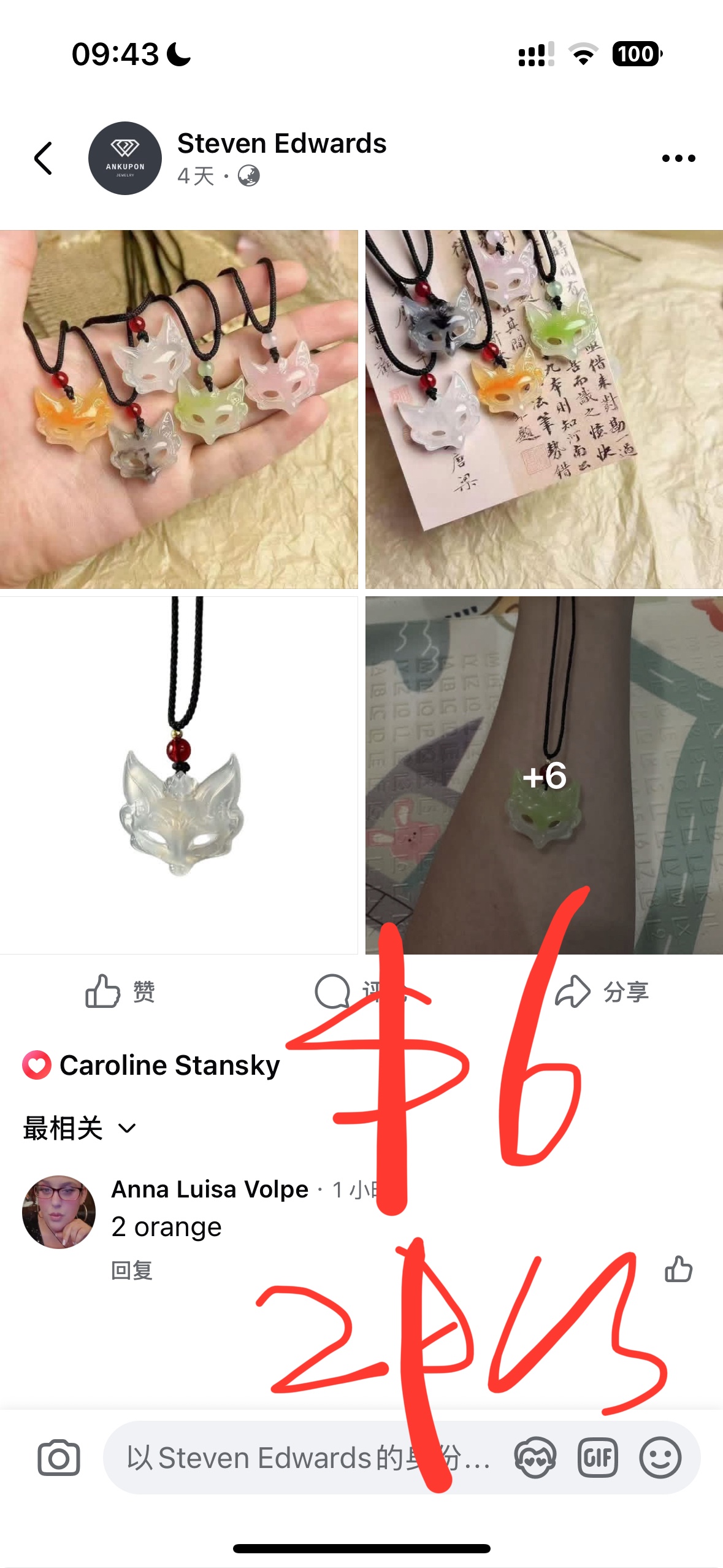 Ana Luisa volpe $115