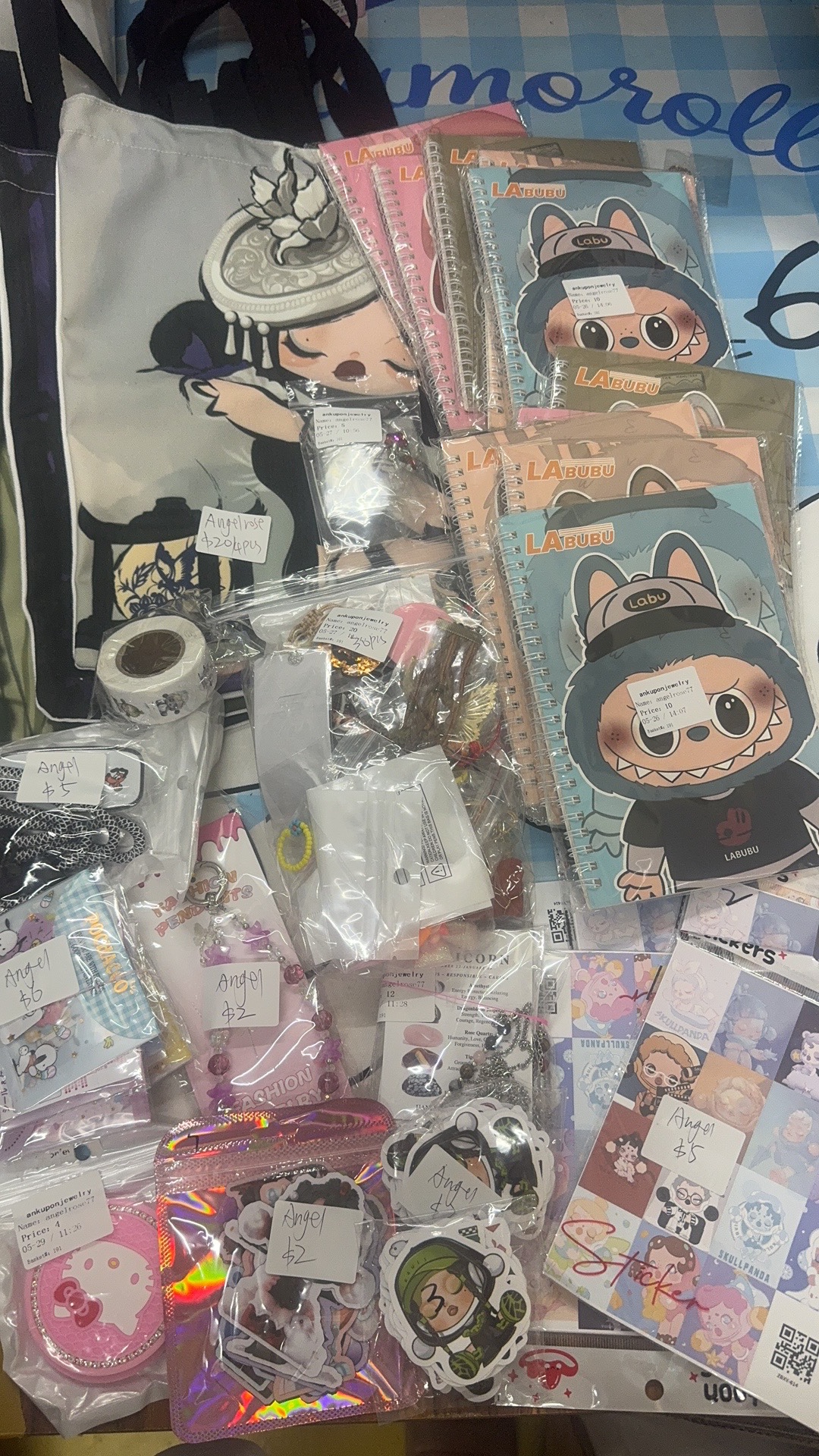 Angel rose    66$+65$=131$+73$+209$=413$+$307=$720