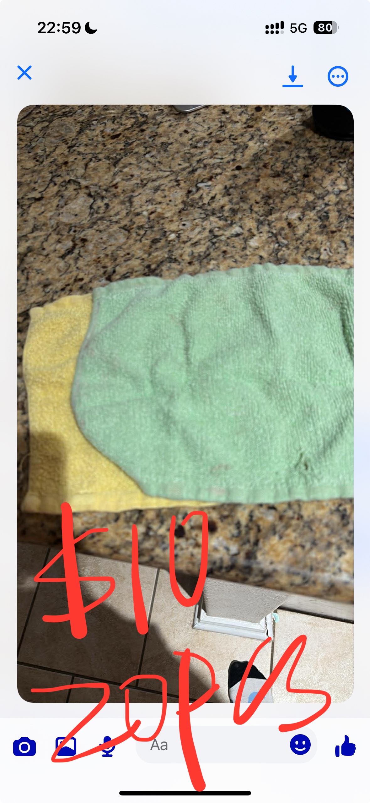 Debra $62+$8shipping=$70