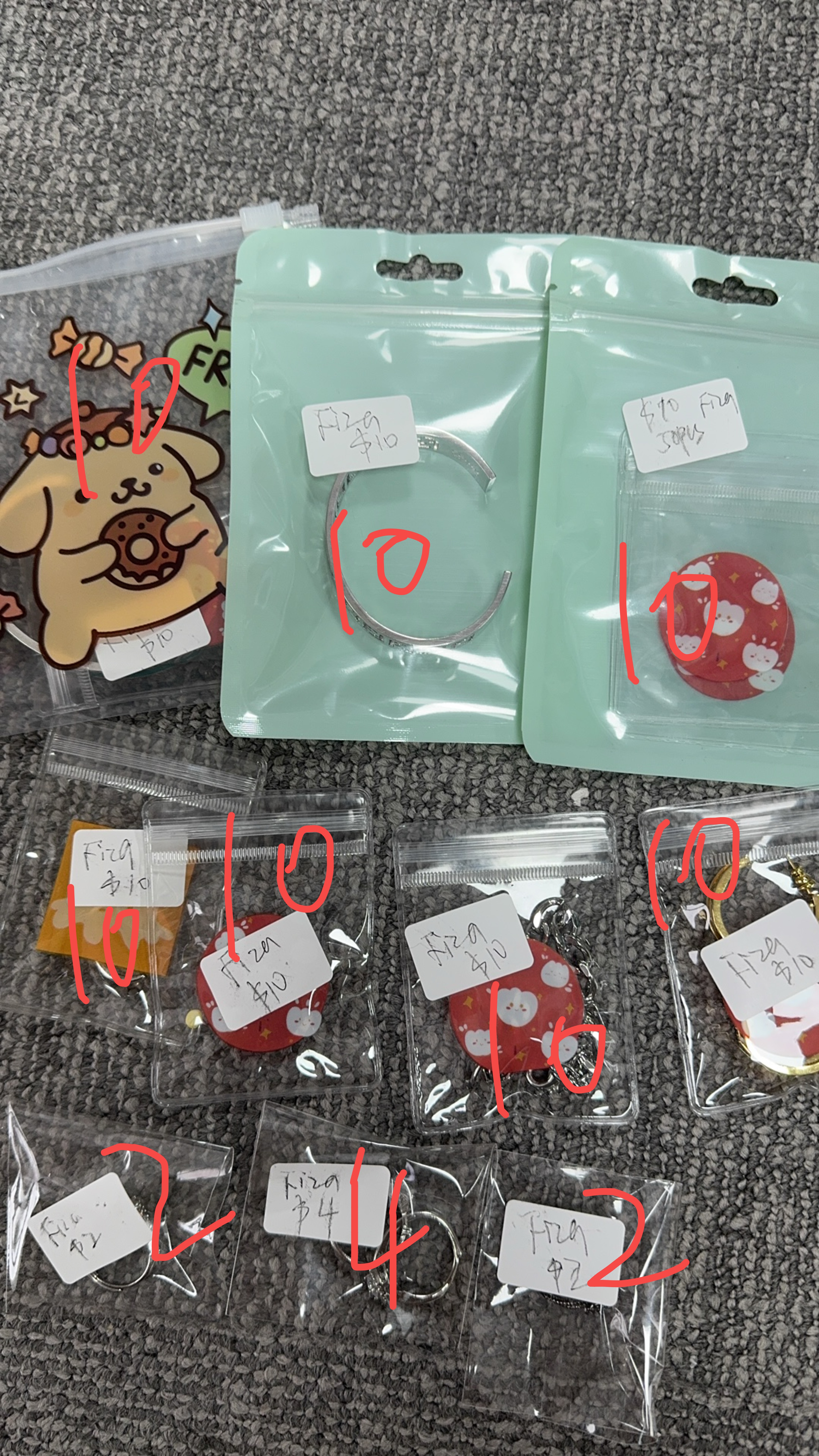 Fiza $210-$20deposit =$190