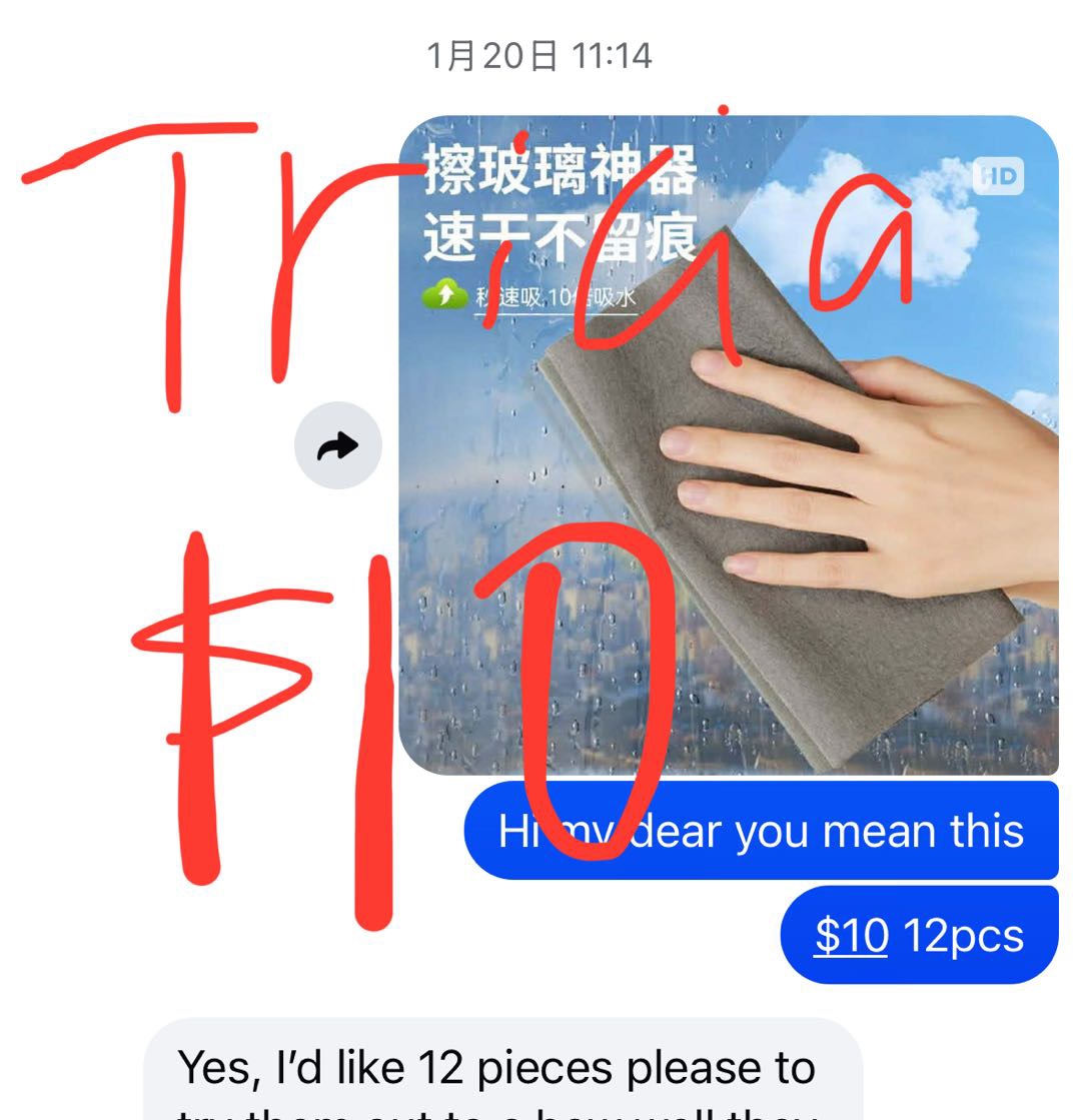 Tricia $140+$10tariff=$150