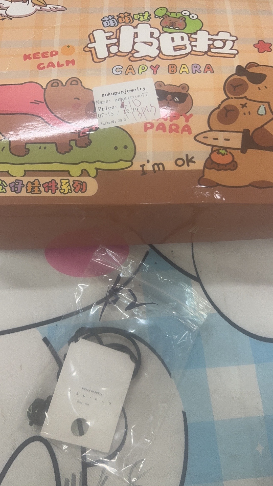 Angel rose    66$+65$=131$+73$+209$=413$+$307=$720+$189=$909+$103=$1012-$50deposit=$962+$149+$79=$1190