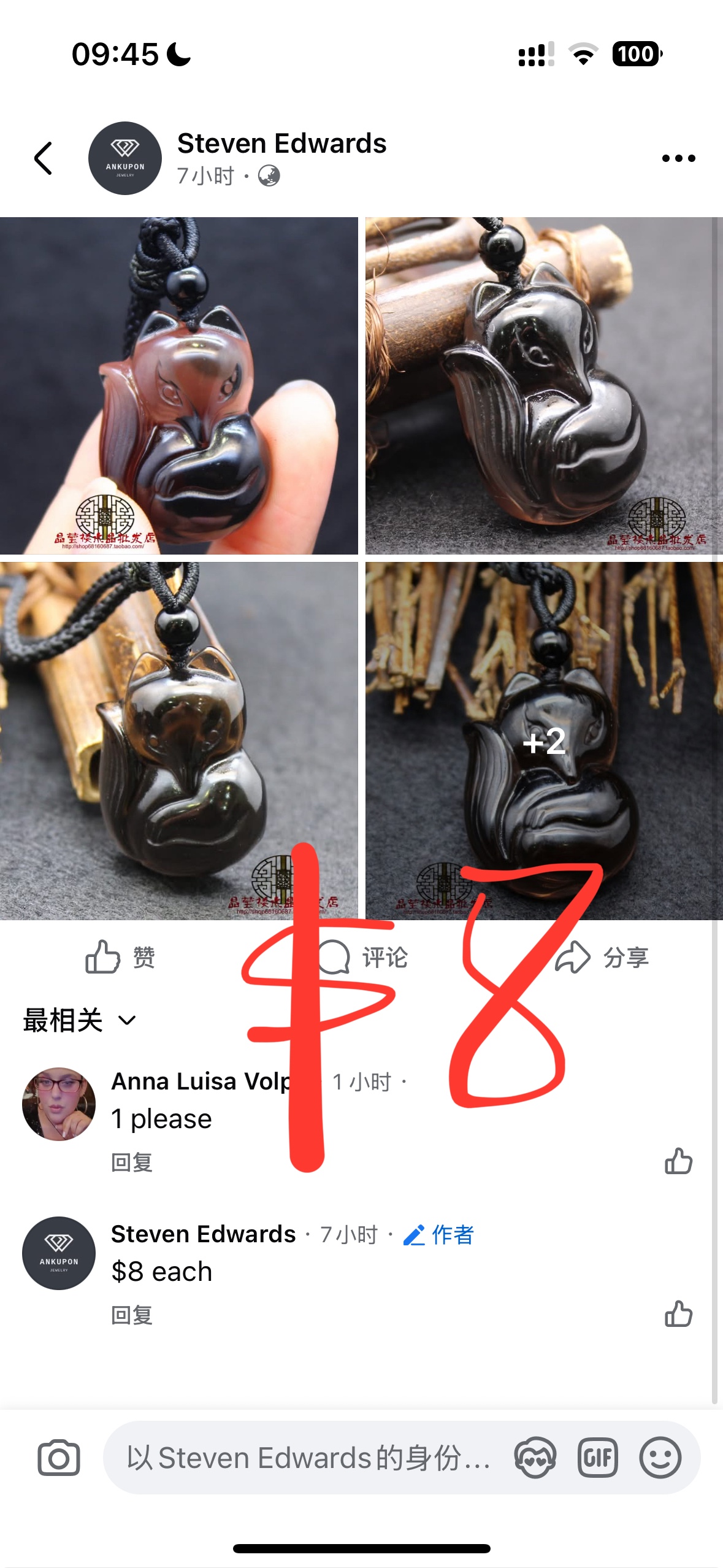 Ana Luisa volpe $115