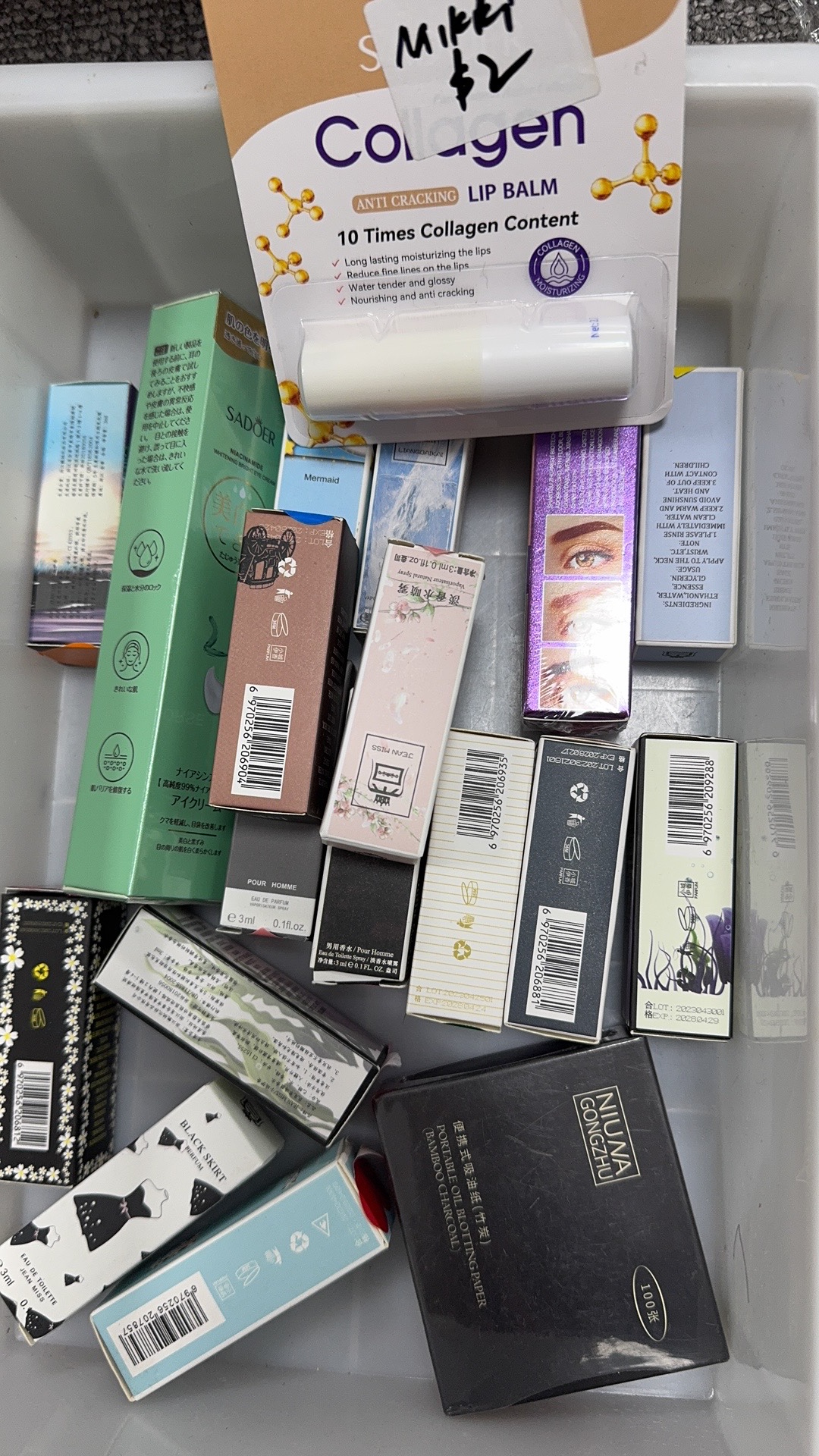 Mikki $170+$10tariff=$180-$20deposit=$160