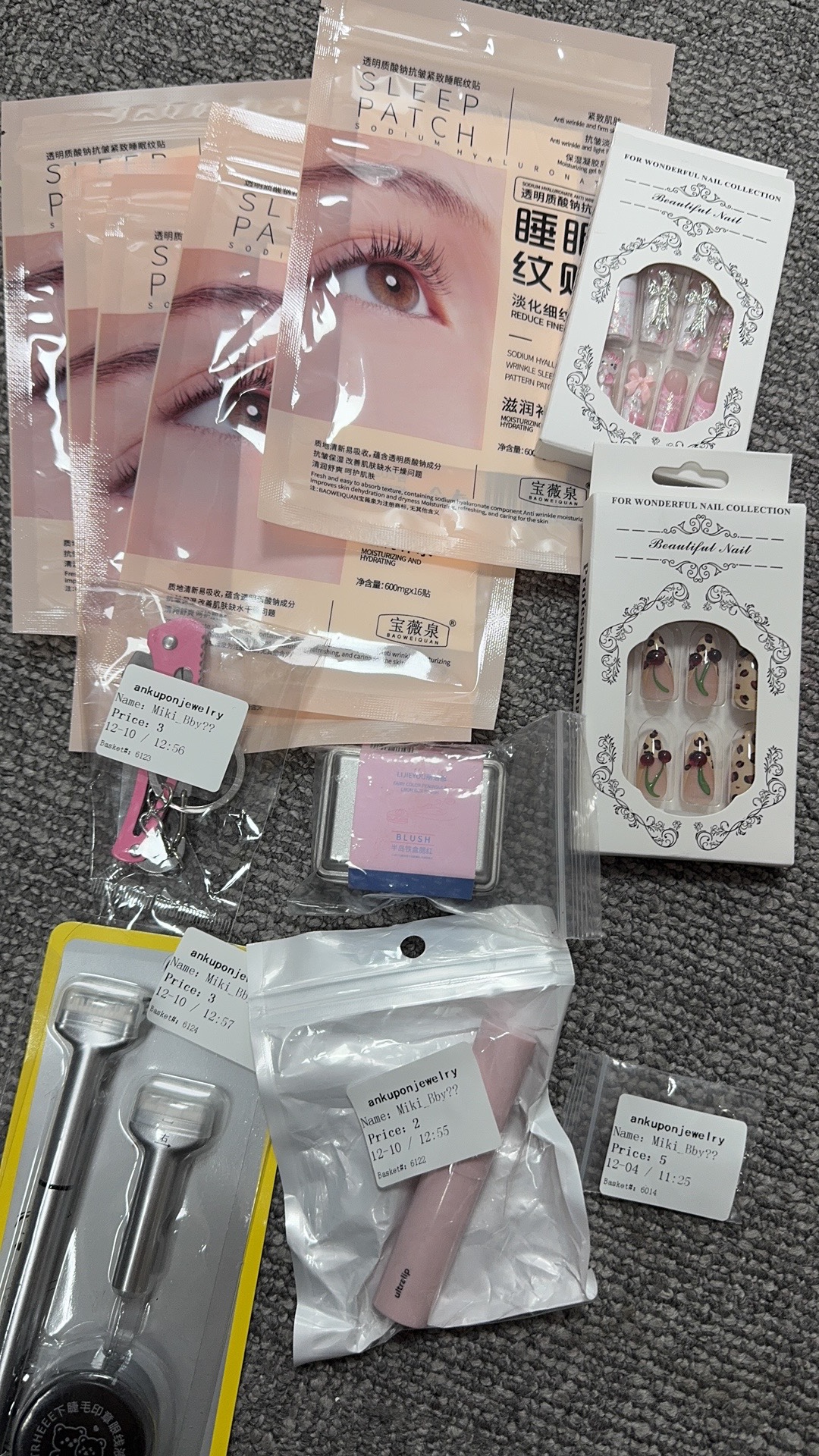 Mikki $170+$10tariff=$180-$20deposit=$160