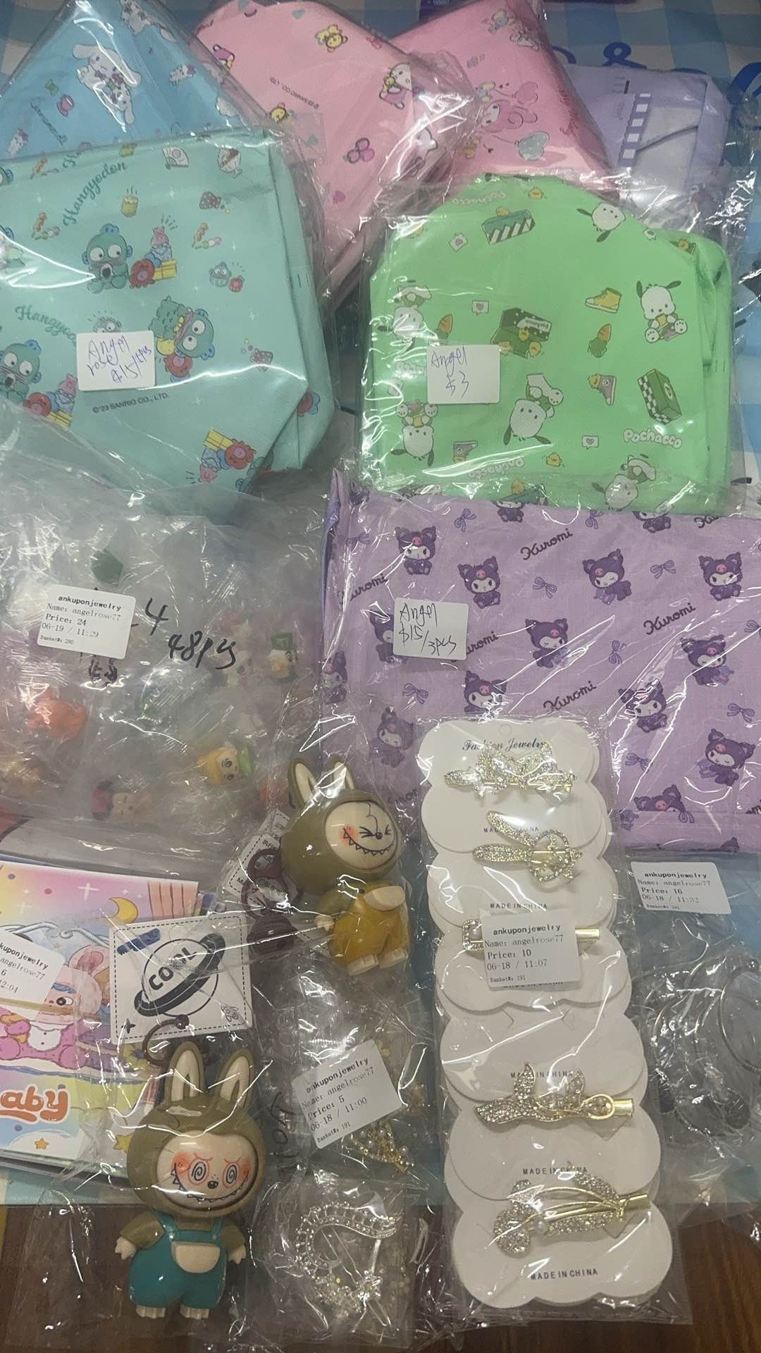 Angel rose    66$+65$=131$+73$+209$=413$+$307=$720+$189=$909