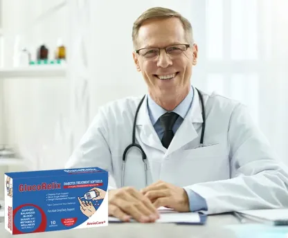 AnnieCare® GlucoRelix Diabetes Treatment Softgels ✅ Diabetic Foot Relief - Glucose Metabolism Support - Weight Control Support