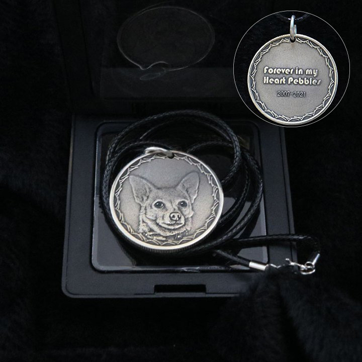 Custom Pet Commemorative Vintage Silver Coins