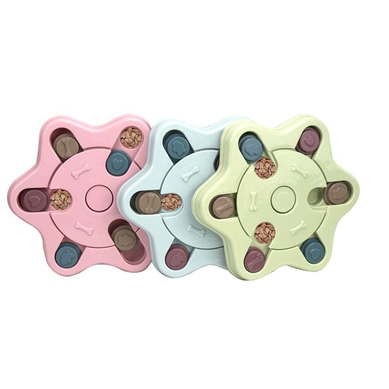 Dog Puzzle Feeder Toys Slow Feeder NonSlip Bowl