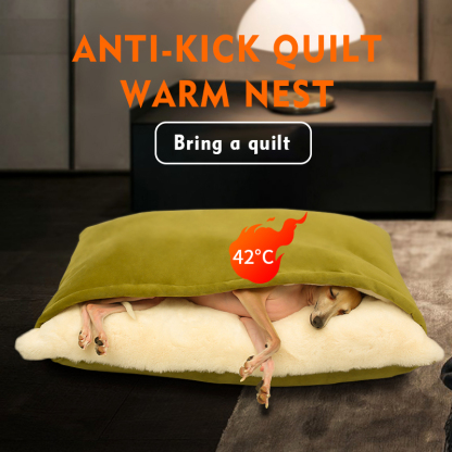 Winter Warm Detachable Sleeping Bag Dog Bed