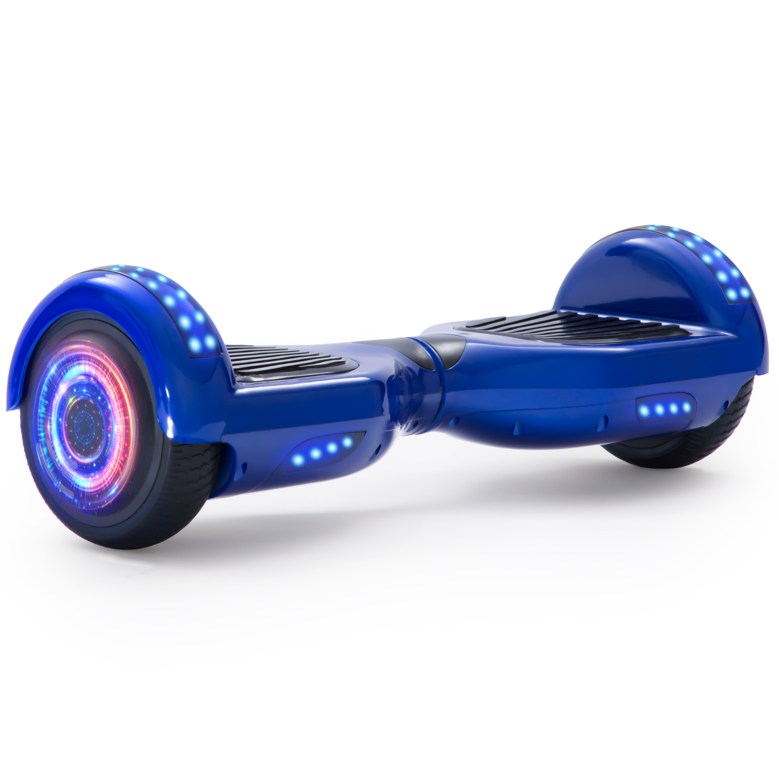 Neues 6,5" Hoverboard blau mit Bluetooth Musik Lautsprecher und LED Licht - 500W 12km/h