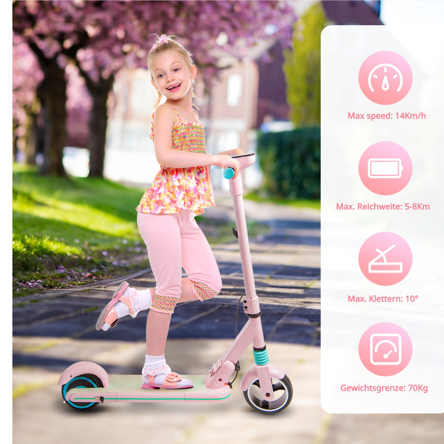 S3 Elektroroller für Kinder im Alter von 8–16 Jahren, UK-Elektroroller