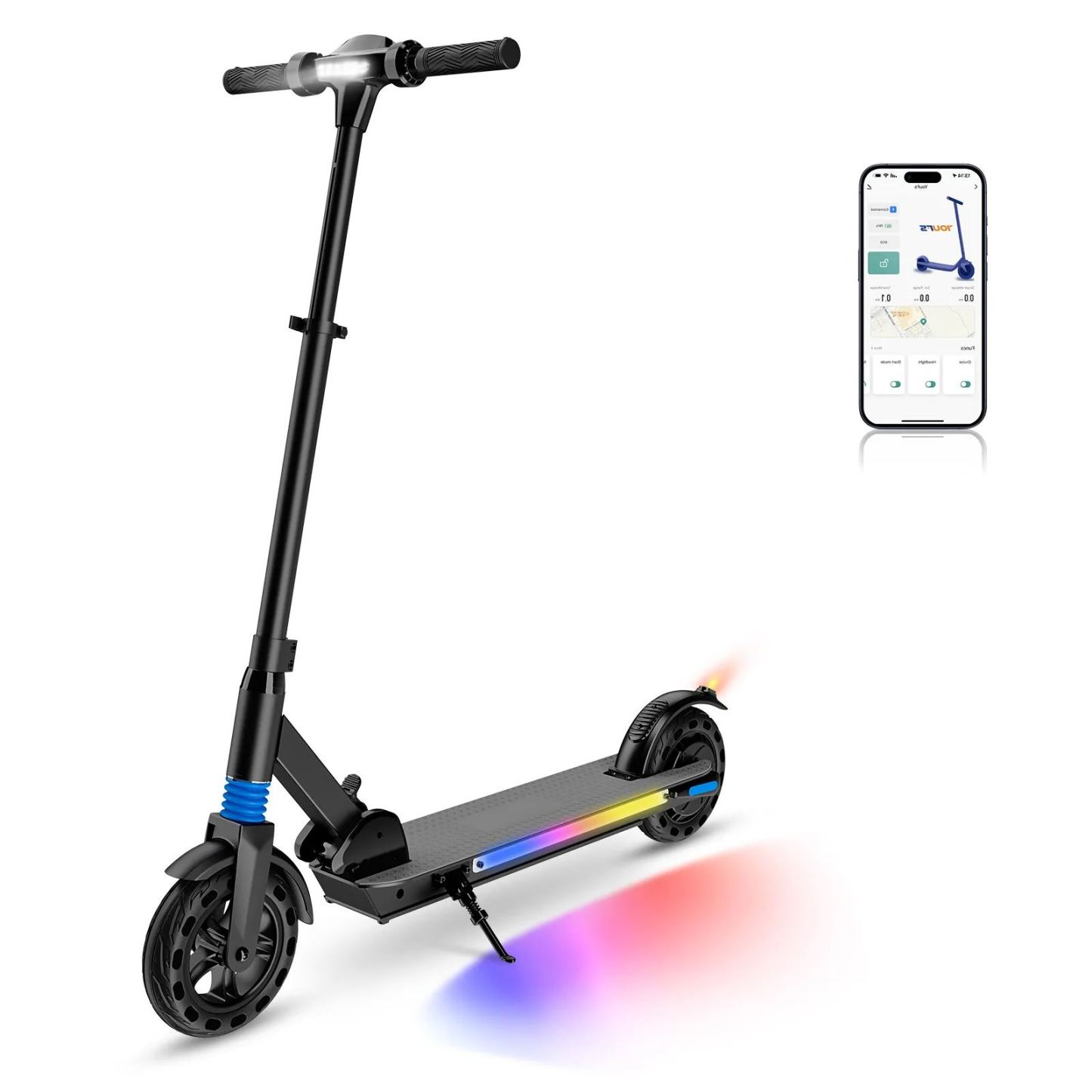 F8 E Scooter Kinder,LED-Anzeige,Faltbarer und Höhenverstellbar Elektroroller für Kinder von 8-16 Jahren,Max Reichweite 20KM,Max 20KM/H,Elektroscooter Geschenk für Kinder und Jugendliche Keine ABE