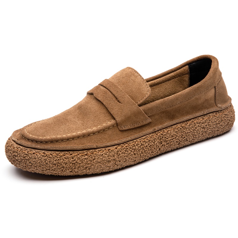 Mocasines Casuales Cuero Zapatos Hombre Cosidos A Mano ZP8179