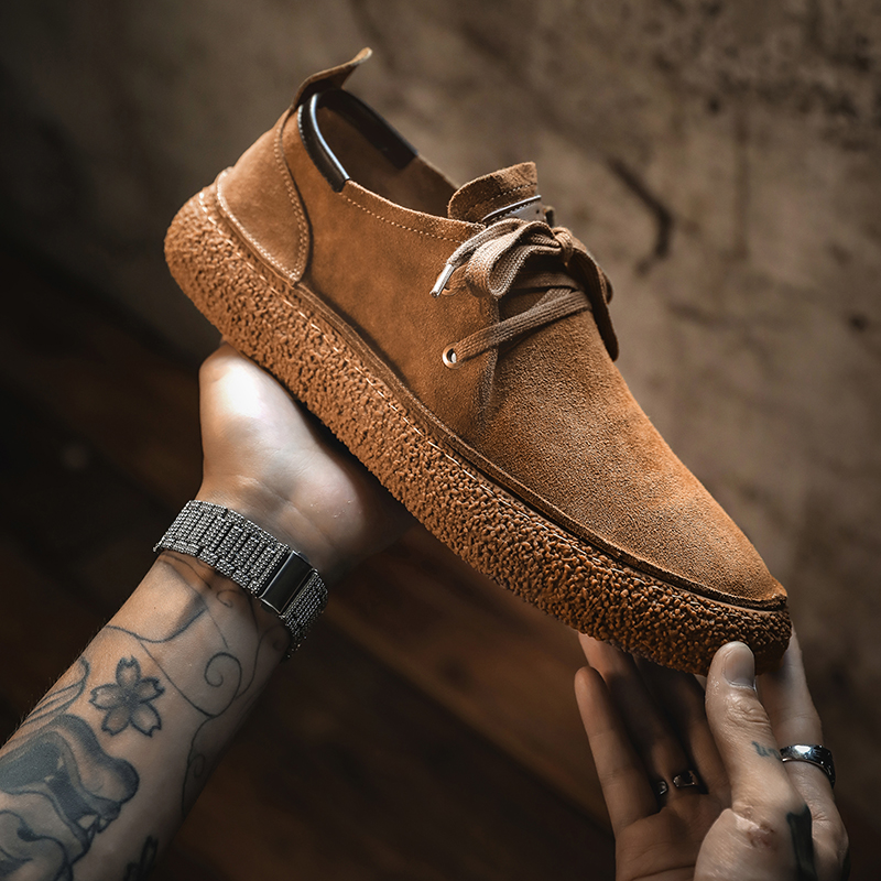 Mocasines Casuales Cuero Zapatos Hombre Cosidos A Mano ZP8111
